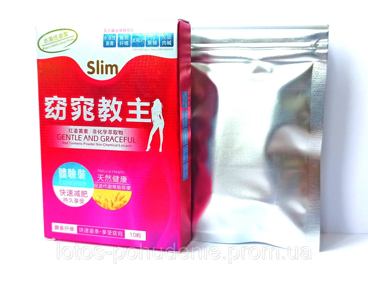 Капсули для схуднення SLIM, SLIM GENTLE AND GRACEFUL, test  №10