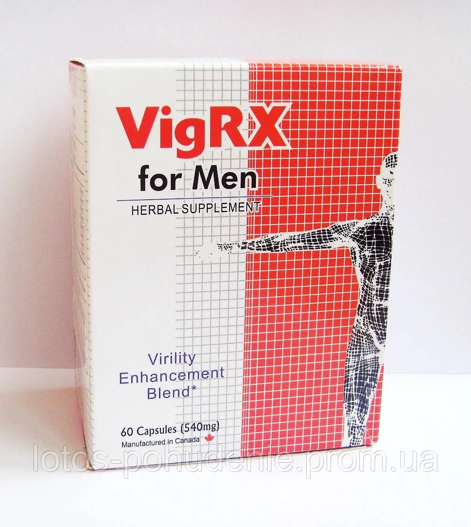 Капсули для підвищення потенції і збільшення статевого члена Vig RX for Men